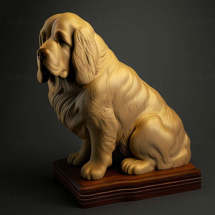 3D модель Собака ландсир (STL)